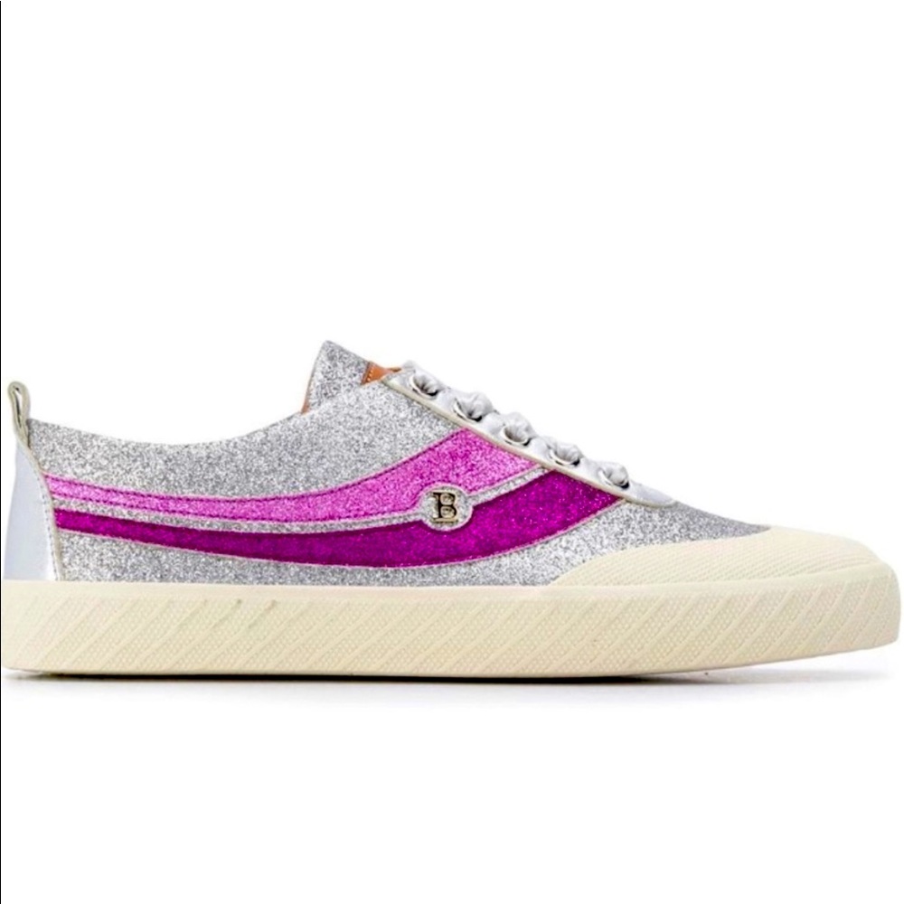 Bally Shennon silver mix glitter sneakers